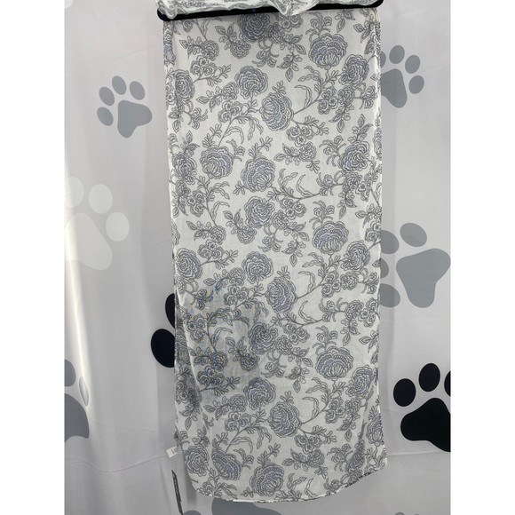 Echo 23 NWT Valencia Bi Color Floral Wrap Quick Dry Wrinkle Resist White OS New - Picture 5 of 9
